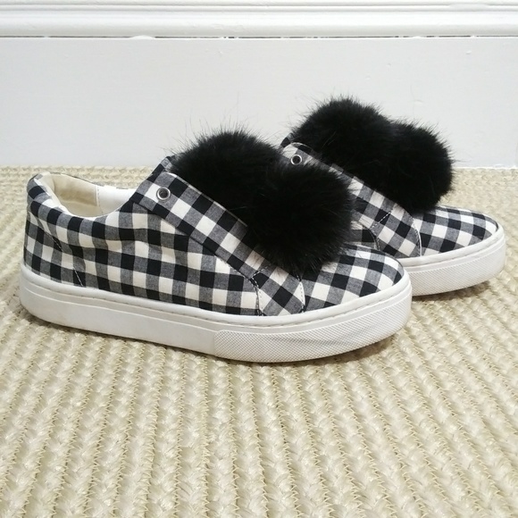 Sam Edelman Leya Slip On Pom Pom Sneakers EUC - Picture 3 of 8